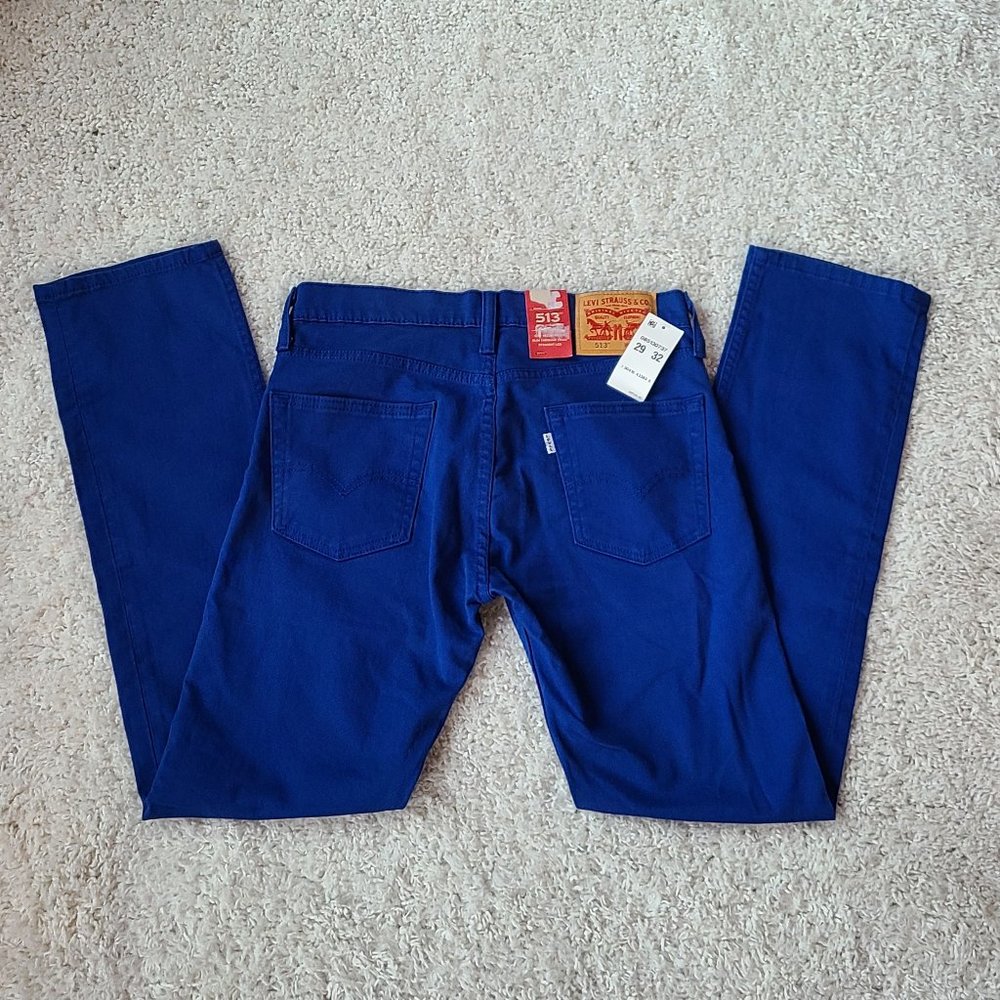 Levi's 513 Slim Straight Jeans 29/32 - Picture 10 of 14